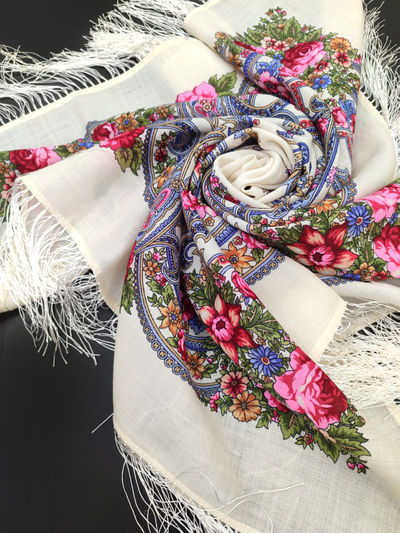 Павловопосадский платок Милый друг 1345-1