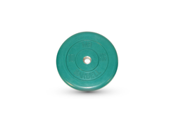 Диск обрезиненный зеленый 26 мм MB BARBELL 10 кг в Воронеже