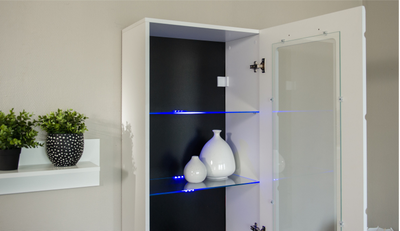 Гостиная Рио-1, белый глянец