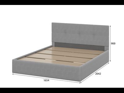 Кровать двойная №4 (1,6*2,0 мягкая) (СВ)