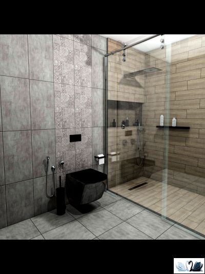 Плитка Belani Амалфи серый 30х60 см настенная Береза керамика