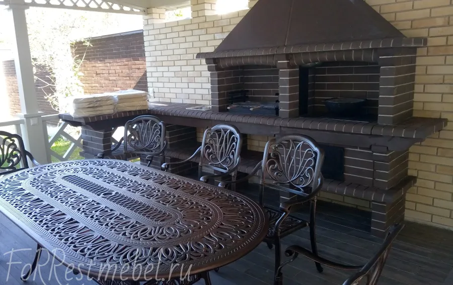 Садовый обеденный комплект Astra 8 в Подмосковье