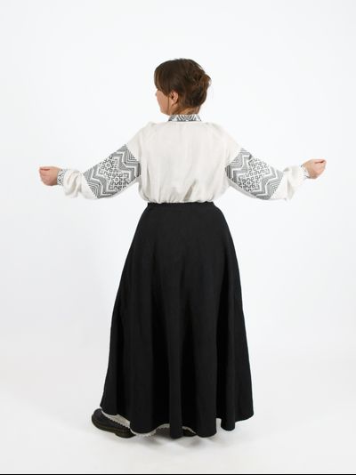 Юбка «Базовая» крапива черная