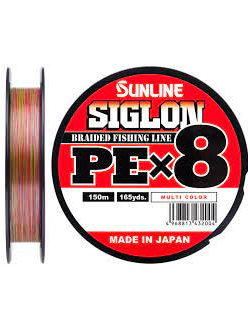Шнур Sunline SIGLON PE×8 150M Multicolor 1