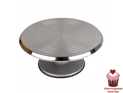 Стол поворотный металлический Хром, 31 см