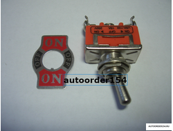 Выключатель тумблер 15А (2 положения, 2 контакта) 03000076