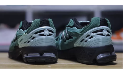 New balance dark green online