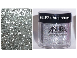 Глиттеры рассыпчатые AsurA cosmetics 24 Argentum