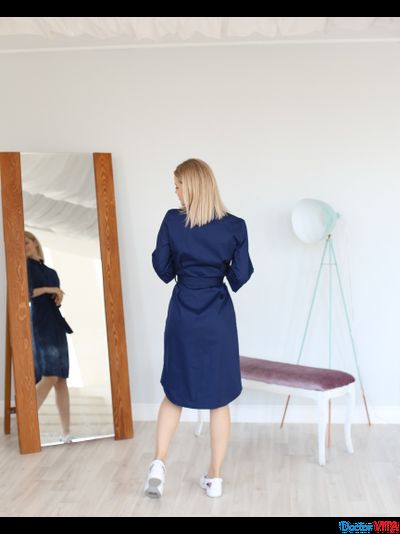 ПЛАТЬЕ DOCLIKE DL392 синие