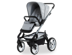 Коляска прогулочная Moon Solitaire Light Grey