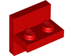 Bracket 2 x 2 - 1 x 2 Centered, Red (41682 / 6393287)