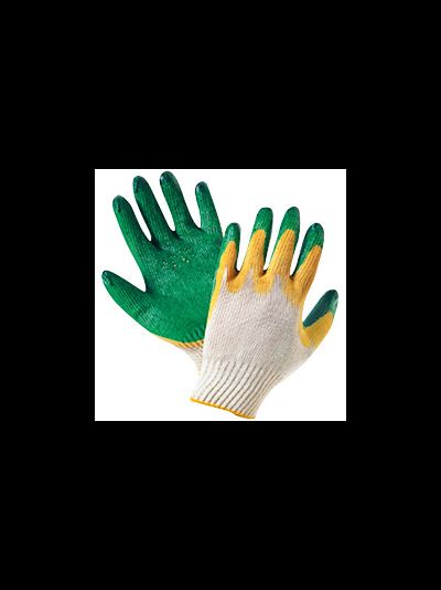 Перчатки Трикотажные с 2-м латексным обливом (10/100 пар упаковка)