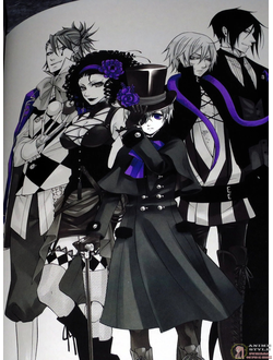 Оригинальный Арт Бук Black Butler / Kuroshitsuji Artworks 1 (Темный Дворецкий)