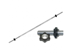 Гриф Barbell 1800 мм d 25 замок гайка Вэйдера