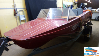 Тент на лодку КАЗАНКА 2М (МОРСКАЯ 5,3 м)