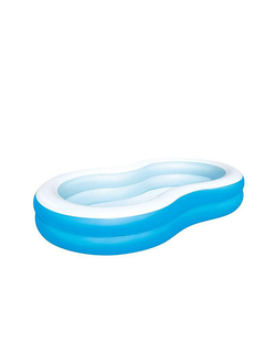 Bestway 54117 BW Детский надувной бассейн 262х157х46см "Большая лагуна" 544л, от 3 лет