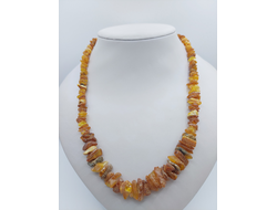 Лечебные бусы из натурального янтаря 60 см  02789