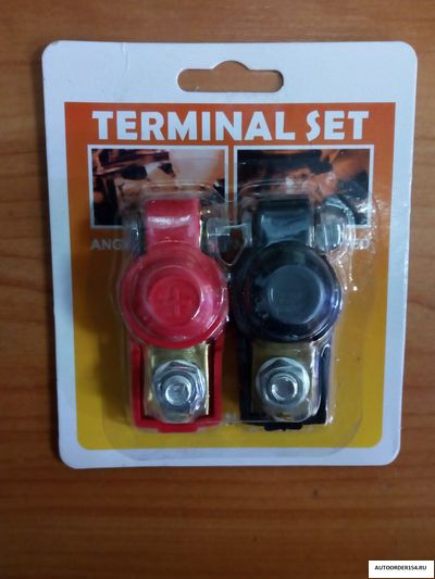 Клемма для узкоклемных АКБ в резиновом чехле