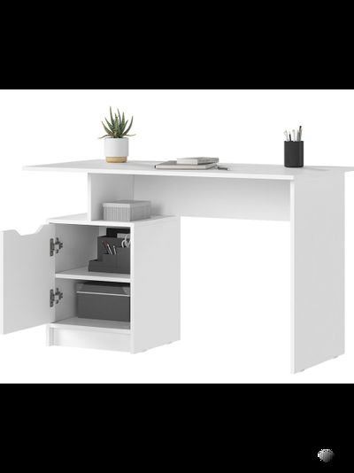 Руна СТ 01 Стол письменный Белый/Белый