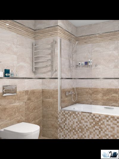 Плитка настенная Laparet Polaris коричневый 20 х 60 см