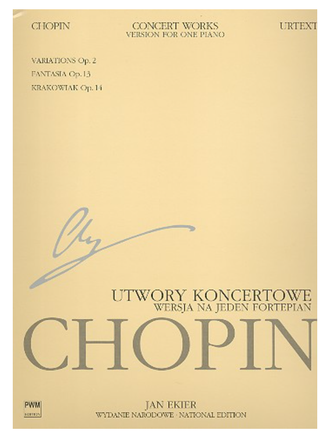 Chopin, Frédéric. Concert works for piano and orchestra (version for 1 piano). National Edition vol.15 A 14a