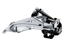 Передний перключатель Shimano TOURNEY FD-TY710-TS3 3x7/8 ск, ун. тяга, ун. крепление на хомут 48T