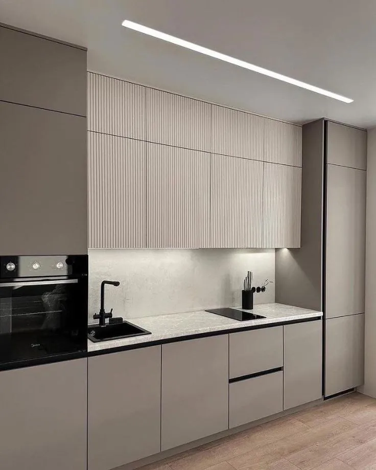 Кухня прямая, 3600мм. Материал фасадов МДФ. Срок изготовления от 30 рабочих дней. Цена на момент изготовления  127000 руб.