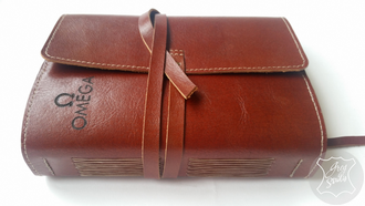 Блокнот в мягкой обложке из натуральной кожи с гравировкой логотипа