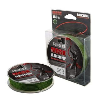 Плетеный шнур Mask Arcane X4 Green 150м 0,16мм