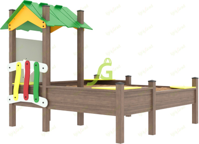 Детская песочница IgraGrad с крышей (мод.2)