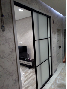 Зеркало с делителями и пескоструем