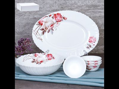 Столовый сервиз "Чайная роза 6 предметов"