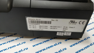BR-automation 8MSA3L.EO-31 REV.D2 Servomotor