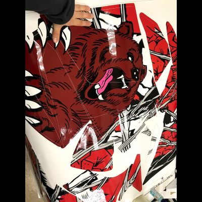 Наклейки на снегоход Polaris RMK 2011 2012 2013 2014 №1770