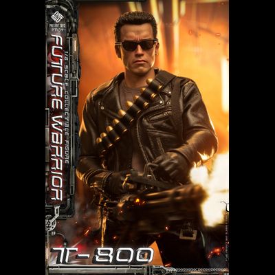 Терминатор Т-800 (Арнольд Шварценеггер, "Терминатор 2: Судный День") - КОЛЛЕКЦИОННАЯ ФИГУРКА 1/6 scale Future Warrior T800 (PT-sp39) - PRESENT TOYS