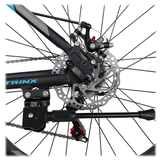 Горный велосипед TRINX M136 ELITE черно-серо-синий, рама 16