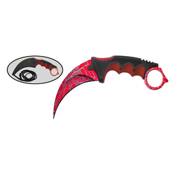 Нож керамбит CS GO CS009 красная паутина Viking Nordway