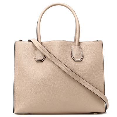 Сумка MICHAEL KORS Mercer Large Tote (Светло-Бежевая)