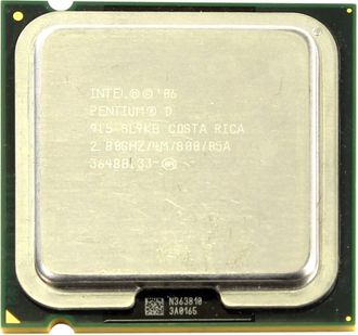 Процессор Intel Pentium D915 x2 2.8 Ghz (800) sokcet 775 (комиссионный товар)