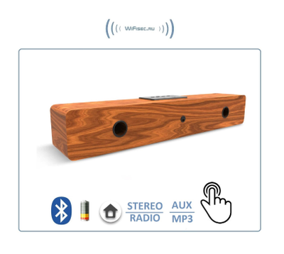 SMALODY SL-90 Bluetooth колонка СТЕРЕО, радио FM, с аккумулятором для использования в помещении