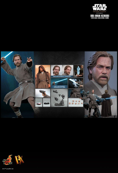 Оби-Ван Кеноби - (Звездные Войны, Star Wars) - Коллекционная фигурка 1/6 Obi-Wan Kenobi  (DX26) - Hot Toys