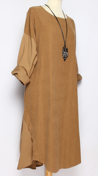 Платье Бохо "Лепесток " вельветовое графит, мокко, шоколад, малахит до р.50