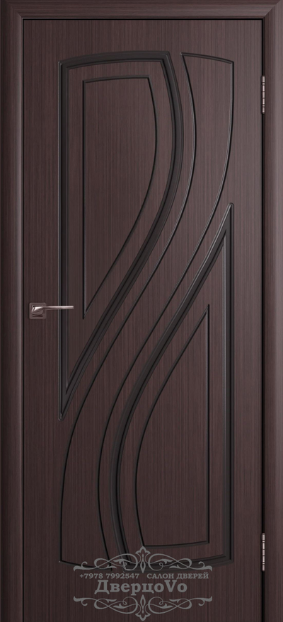 CORDONDOOR/ ЛАУРА/ ШПОН FINE-LINE/ ВЕНГЕ/ ПОЛОТНО ГЛУХОЕ