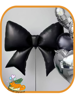 Черный бант, 99 см