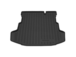 Коврик в багажник пластиковый (черный) для Fiat Albea (03-12)  (Борт 4см)