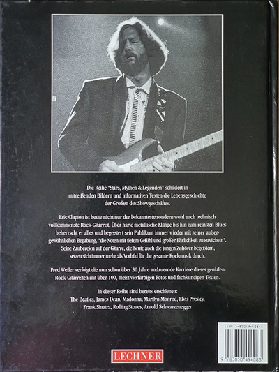 Eric Clapton. Stars, Mythen und Legende Fred Weiler Book, Иностранные книги в Москве, Intpressshop