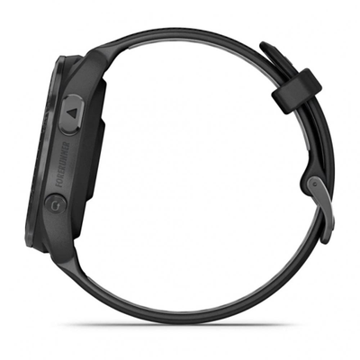 Garmin Forerunner 965 Carbon Gray Titanium Bezel with Blk Case and Blk/Powder Gray Band (010-02809-00 / 010-02809-10 / 010-02809-80)