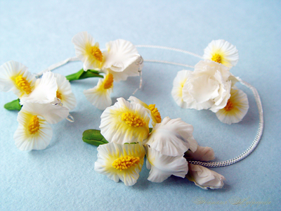 Комплект "Белые ирисы"