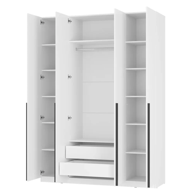 Айрон ШК-13 шкаф 4-х створчатый Белый