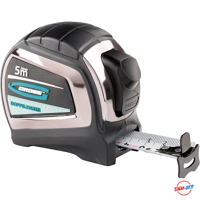 Автоматическая рулетка Doppelhaken GROSS односторонний зацеп, нейлон, двусторонняя шкала